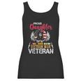 Proud Daughter Vietnam War Veteran American Flag Military Women Tank Top