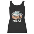 Real Women Eat Meat Funny Vintage Carnivore T-Shirt Women Tank Top