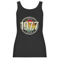 Womens Retro 45 Years Old Vintage 1977 Limited Edition 45Th Birthday V-Neck Women Tank Top