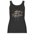 Rough Collie Flower Fly Dandelion Dog Rough Collie Floral Women Tank Top