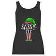 The Sassy Elf Family Matching Group Christmas Gift Funny Women Tank Top