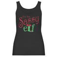 Im The Sassy Elf Funny ChristmasWomen Tank Top