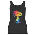 Shirt Rainbow Snoopy Women Tank Top