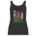 Sloth Stoner Saturday Marijuana Weed Ganja Gift Women Tank Top