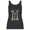 Smiling Giraffes Wearing Sunglasses Women Tank Top