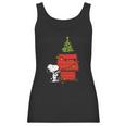 Snoopy And Christmas Tree Women Tank Top