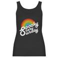 Spooky Scary Sunday Rainbow Funny Spooky Scary Sunday Trendy Funny Gift Women Tank Top