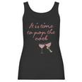 It Is Time To Pop The Cork I Love You Valentine Wine Lover Women Tank Top