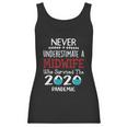 Never Underestimate Who Survived The Pandemic Midwife Women Tank Top