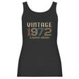 Womens Vintage 1972 50Th Birthday 50 Years Old Gift V-Neck Women Tank Top