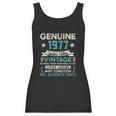 Vintage 1977 44Th Birthday Gift 44 Years Old Men Women Women Tank Top