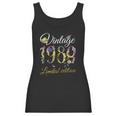 Vintage 1989 Tee 32 Years Old Sunflowers Floral 32Nd Birthday Women Tank Top