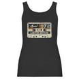 Vintage April 1972 50Th Birthday Retro Cassette Tape Women Tank Top