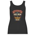 Womens Vintage Promoted From Dog Mom To Human Mom Women Tank Top