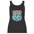 Vintage Route 66 Gas Station Road Sign Men Women T-Shirt Graphic Print Casual Unisex Tee Women Tank Top