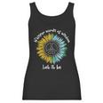 Whisper Words Of Wisdom Let It Be Hippie Sunflower Peace Women Tank Top