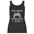 Her Wine And Her Jeep Women Tank Top