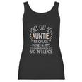 They Call Me Auntie Partner In Crime Aunty Funny Aunt Gift Women Tank Top