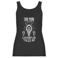 This Year I Hope Krampus Takes Me Christmas Halloween Demon Women Tank Top