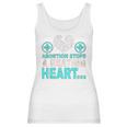 Abortion Stops Beating Heart Political Pro Life Politics Women Women Tank Top