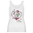 Christmas Grinchmas Heart Graphic Women Tank Top