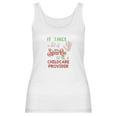 Christmas It Takes A Lot Of Sparkle To Be A Childcare Provider Women Tank Top