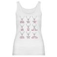 Deer Dasher Sausage Dancer Jerky Prancer Chili Tacos Christmas Shirt Women Tank Top