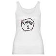 Womens Dr Seuss Thing 1 Emblem Women Tank Top