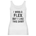 I Would Flex Nobody Cares Christmas Women Tank Top