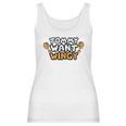 Funny Chicken Wing Tommy Want Wingy Women Tank Top