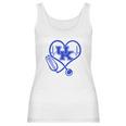 Heartbeat Love Kentucky Wildcats Nurse Women Tank Top