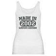 Made In 2002 Cool 20 Years Old Bday Men Women 20Th Birthday Women Tank Top