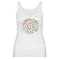 Mandala Geometry Sacred Fractal Art Yoga Mantra Good Vibe Women Tank Top