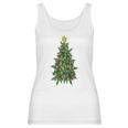 Marijuana Christmas Tree Women Tank Top