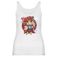 Marvel Thor God Of Thunder Retro Power Stance Logo Women Tank Top