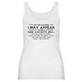 I May Appear Rude Sarcastic Awesome 2022 Gift Women Tank Top