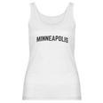 Minneapolis Classic Retro City Grey Style Minnesota Nice St Paul Men Women Women Tank Top