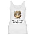 Owl Breaking News I Dont Care 2022 Trend Women Tank Top