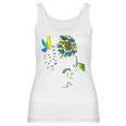 Pray For Ukraine Peace In Ukraine Dovesunflower Ukraine Graphic Design Printed Casual Daily Basic Women Tank Top