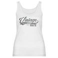 Vintage 1972 49 Years Old Bday 49Th Birthday Gift Men Women Women Tank Top