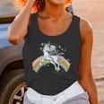 Betty Boop Cartoon Unicorn And Rainbows Women Tank Top