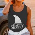 Daddy Shark Black Design Best Christmas Gifts For Dad Women Tank Top