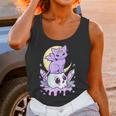 Funny Kawaii Pastel Goth Cute Creepy Witchy Cat And Skull Men Women T-Shirt Graphic Print Casual Unisex Tee Women Tank Top