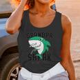 Grandpa Shark Daddy Grandfather Halloween Christmas Women Tank Top