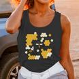 Honey Bee Honeycomb Women Tank Top