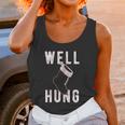 Well Hung Funny Christmas Stocking Offensive Humor Xmas Gifts Women Tank Top