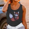 Kawaii Pastel Goth Art Cute Creepy Red Fox Fennec Grey Fox Men Women T-Shirt Graphic Print Casual Unisex Tee Women Tank Top