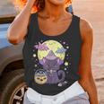 Kawaii Pastel Goth Cute Creepy Halloween Black Cat Witch Hat Men Women T-Shirt Graphic Print Casual Unisex Tee Women Tank Top