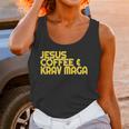 I Love Jesus Coffee Krav Maga Mixed Mma Sparring Tee Women Tank Top