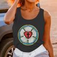 Luther Rose Seal Lutheran Symbol Christian Cross Graphic Design Printed Casual Daily Basic Women Tank Top